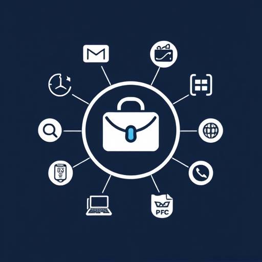 Subscription icon depicting various services like music, video, and software